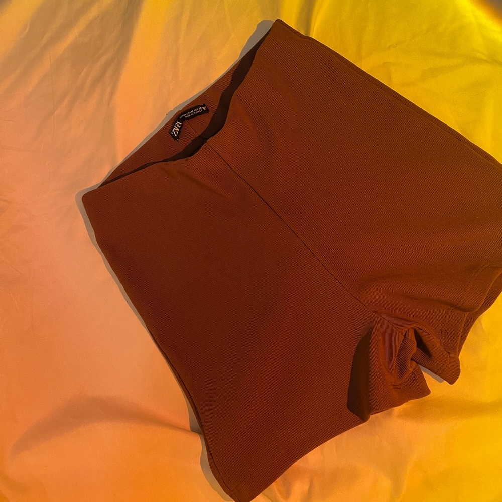 Zara ribbed shorts